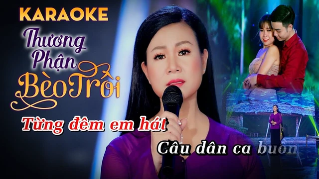 KARAOKE Thương Phận Bèo Trôi - Dương Hồng Loan