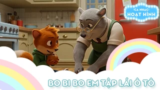 Ca khúc Bo bi bo em tập lái ô tô (4)