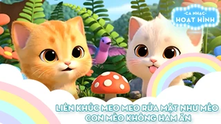 Liên khúc Meo meo rửa mặt như mèo và Con mèo không ham ăn
