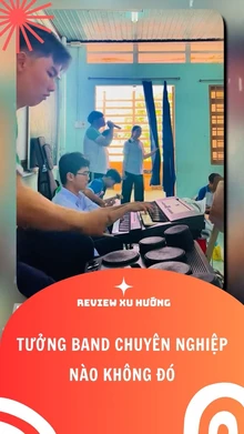 Tưởng band chuyên nghiệp nào không đó